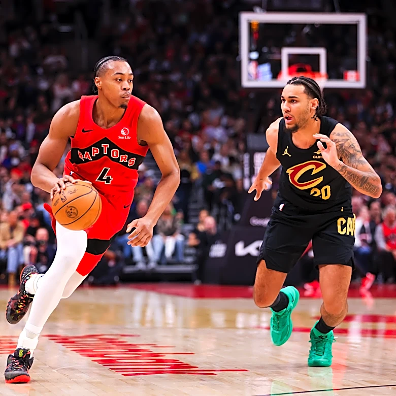 Raptors grind out game four win to even Cavaliers series