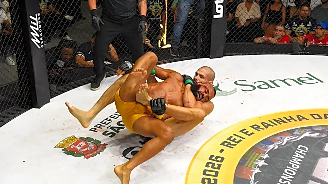 Video: Jungle Fight main event ends in brawl after fighter refuses to let go of submission