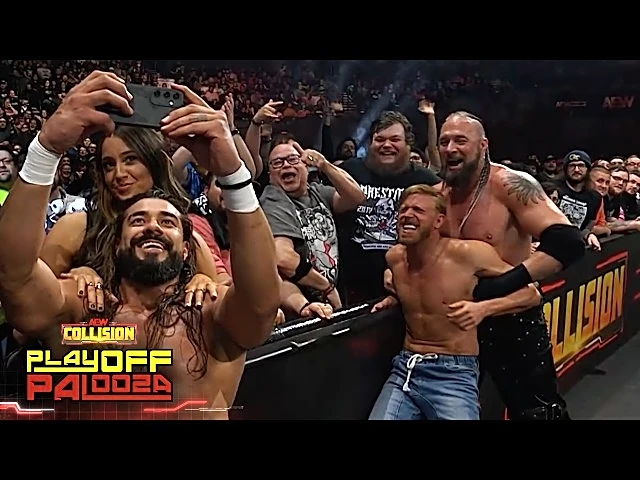 Orange Cassidy stripped Andrade’s pants in AEW trios title bout