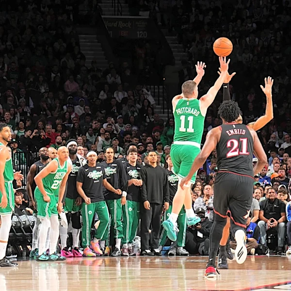 Pritchard pilots Celtics to 128-96 rout of Sixers, 3-1 series lead