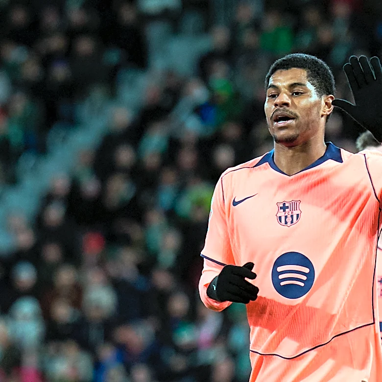 Barcelona ‘not yet 100% decided’ on Marcus Rashford’s future as Man Utd star determined to stay