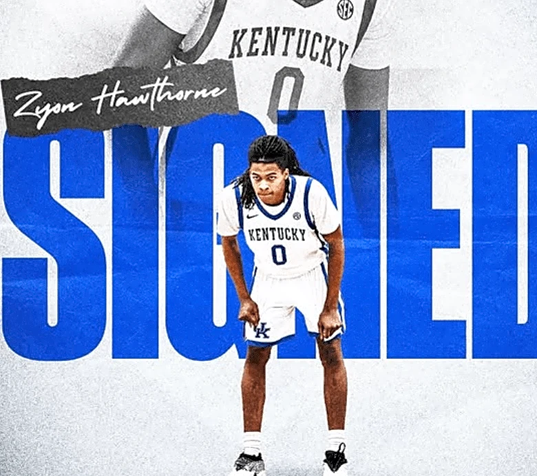 Zyon Hawthorne discusses his role going into freshman year with Kentucky Basketball