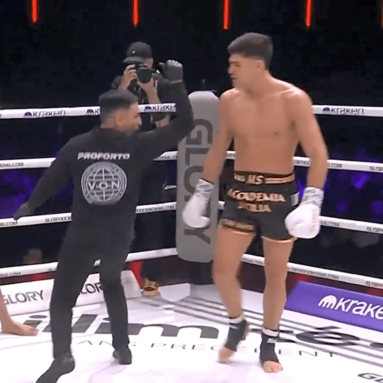 Video: Michael Samperi sends Said Kabil spiraling to canvas with one-punch knockout at Glory 107
