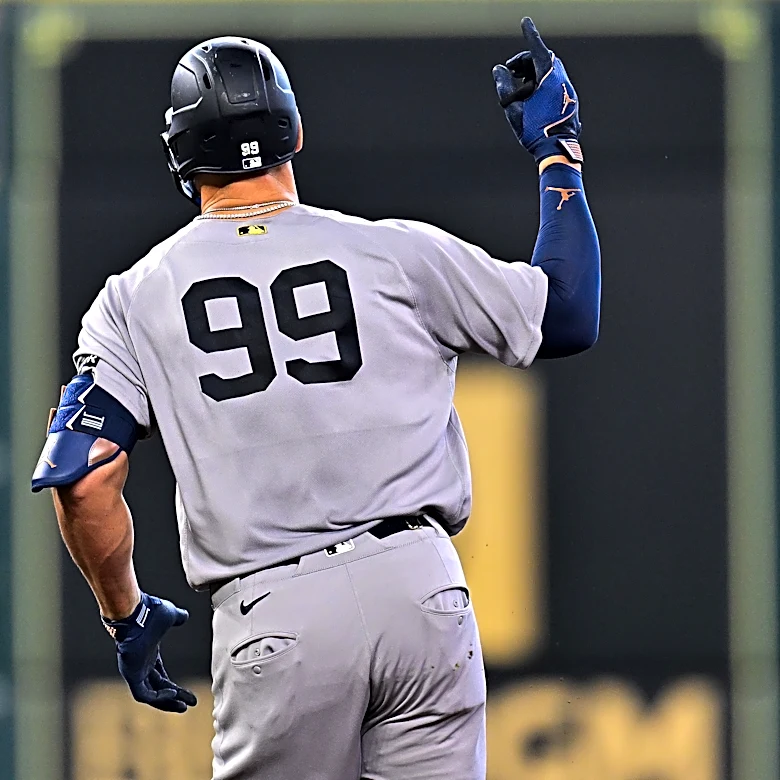 Yankees hang on to beat Rangers after Judge, Rice home runs