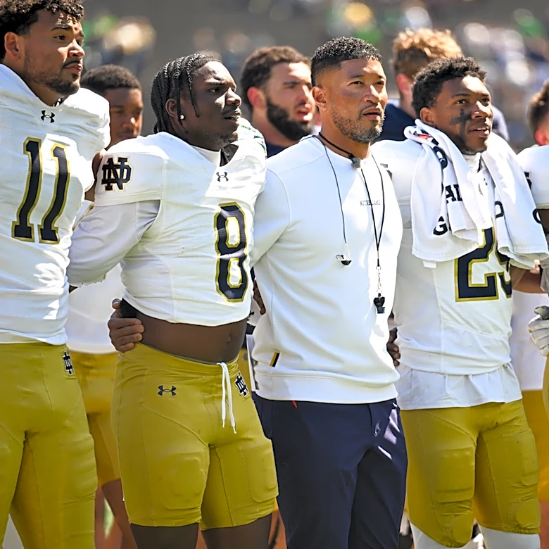 Notre Dame slotted as the No. 2 team in the country after spring ball