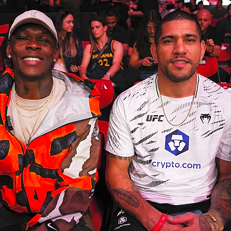 Israel Adesanya has hilarious reaction to Alex Pereira’s UFC 6 cover