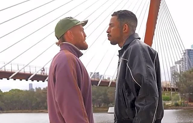 Face off! Carlos Prates towers over tiny Jack Della in first UFC Perth staredown video