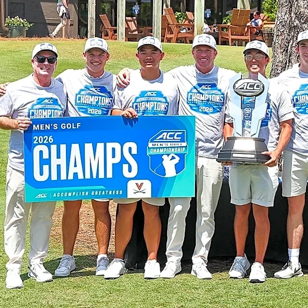 Virginia men’s golf beats Stanford for back-to-back ACC titles