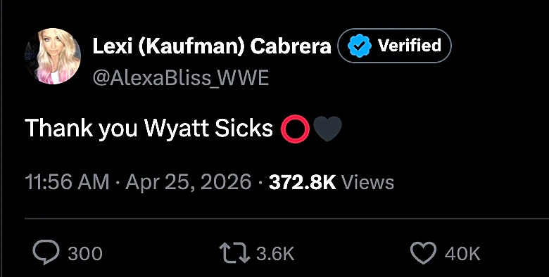 Alexa Bliss and Nikki Cross have said their goodbyes to The Wyatt Sicks