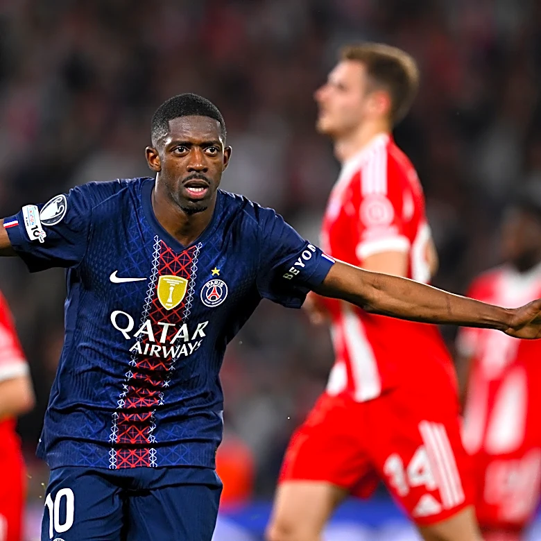 Ousmane Dembélé voted Man of the Match in PSG’s 5-4 win over Bayern Munich