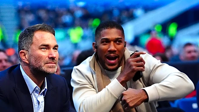 ‘Wherever we’re told’: Eddie Hearn says Turki Alalshikh will choose location for Anthony Joshua vs Tyson Fury