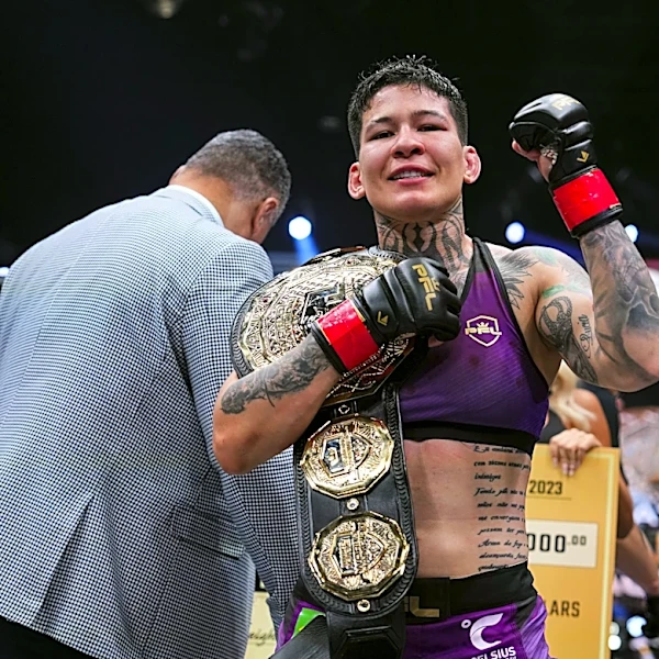 Larissa Pacheco explains how Karate Combat weigh-ins will be decisive for her MMA future