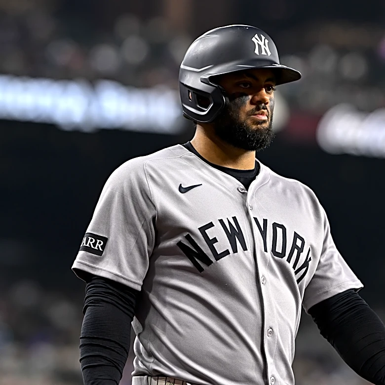 Jasson Domínguez removed from Wednesday’s game with left elbow injury