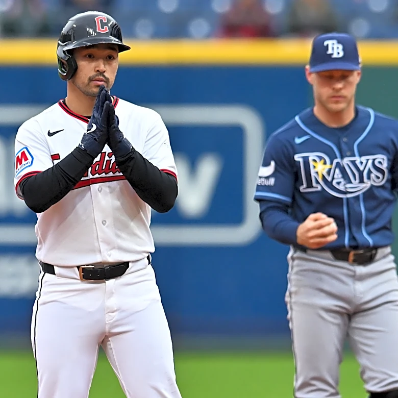 An uncharacteristically rough outing for Drew Rasmussen ends Rays winning streak: Rays 1, Guardians 3