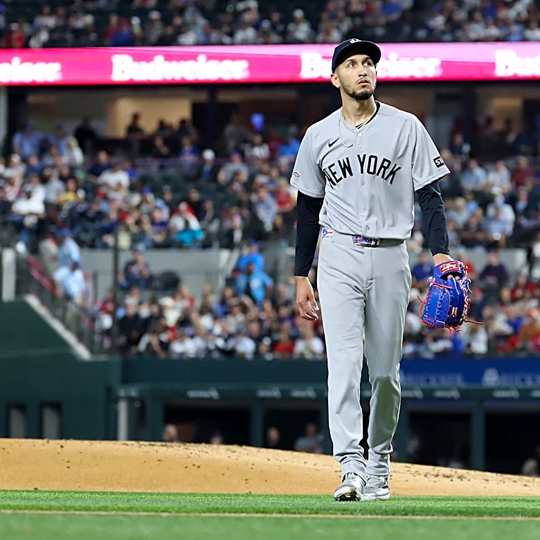 Elmer Rodríguez takes loss in MLB debut as Yanks are shut out in Arlington