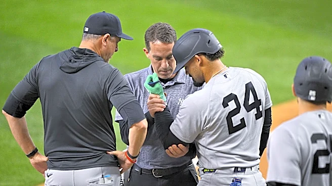 Yankees news: Jasson Domínguez headed for CT scan after getting hit on elbow