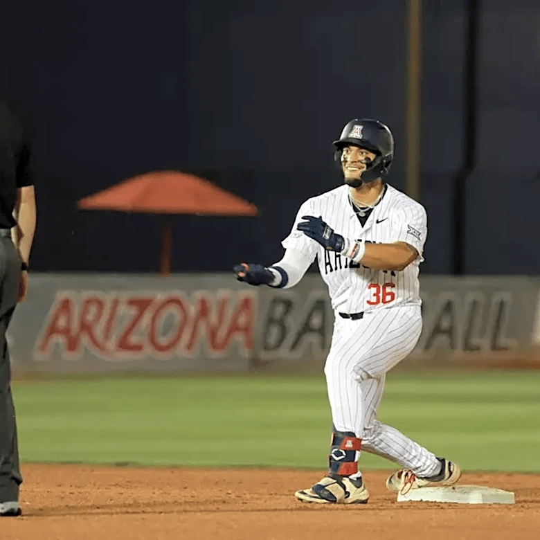 Arizona baseball visits 1st-place Kansas while clinging to last spot in Big 12 Tournament