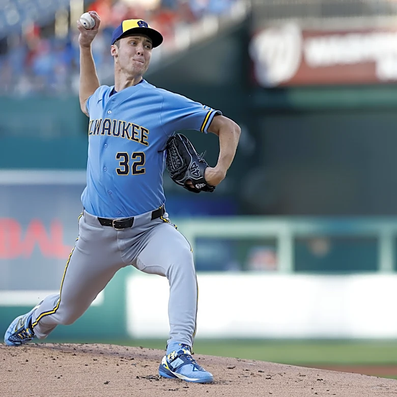 Misiorowski throws 5 1/3 no-hit innings, leaves early in 6-1 victory