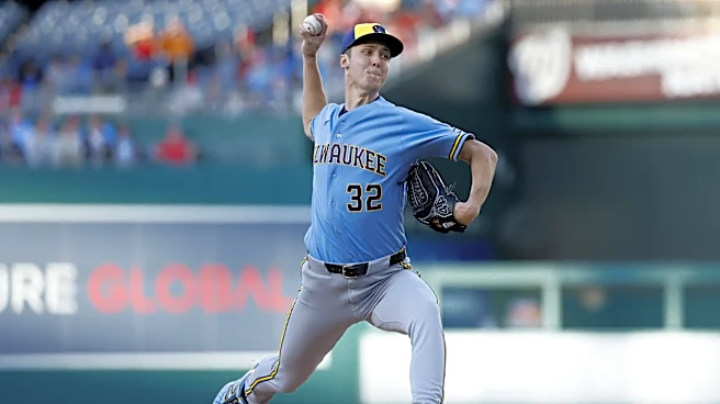 Misiorowski throws 5 1/3 no-hit innings, leaves early in 6-1 victory