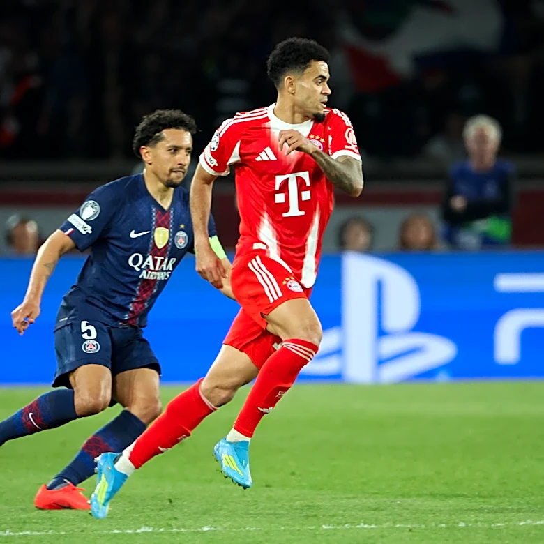 PSG captain Marquinhos gives praise to Bayern Munich star Luis Díaz