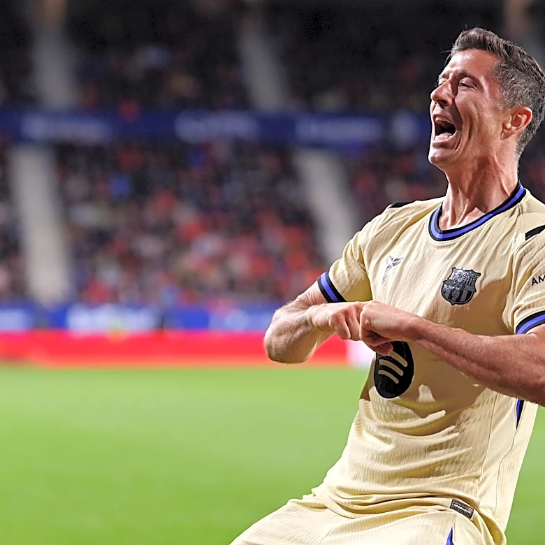 ‘The goal is to win every game’ – Robert Lewandowski wants Barcelona to finish season with 100 points