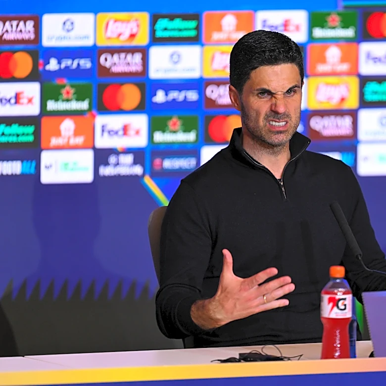 Arsenal coach Mikel Arteta blames ‘difference in the leagues’ for gulf in quality with Bayern Munich, PSG