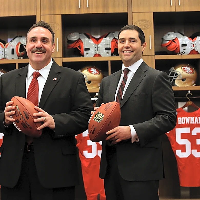 Former 49ers general manager Trent Baalke is back in the NFL