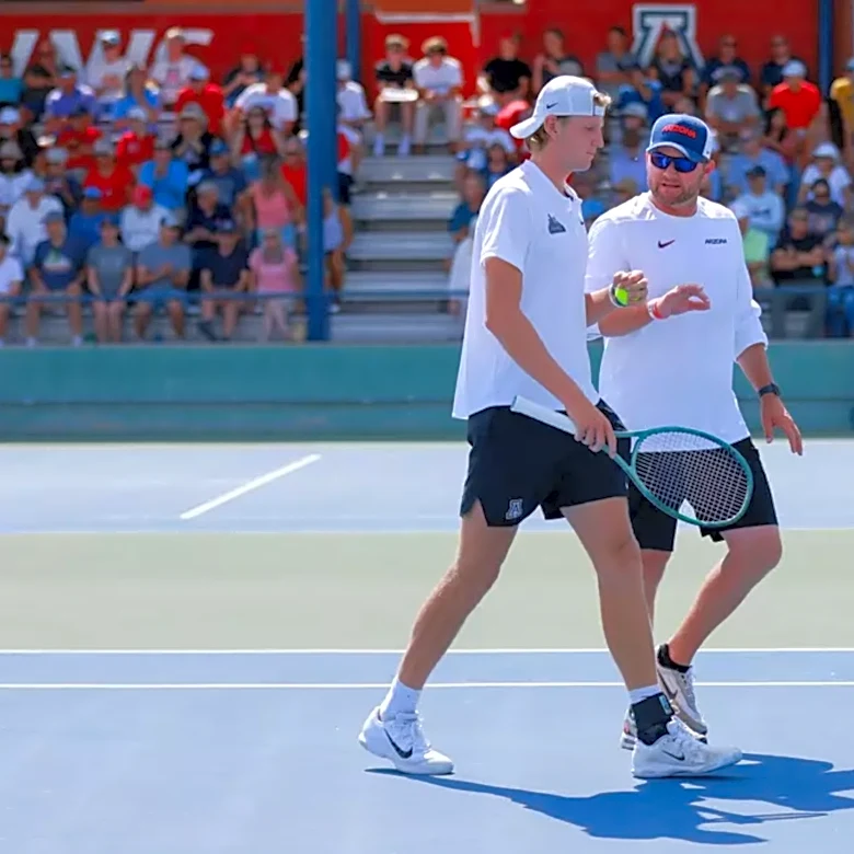 Arizona men’s tennis coach Clancy Shields in ‘right spot’ as Wildcats prepare for Sweet 16