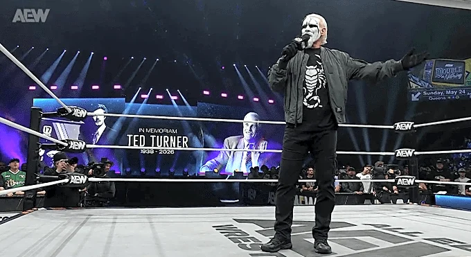 Sting returned to help AEW dedicate Dynamite to the late Ted Turner