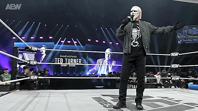 Sting returned to help AEW dedicate Dynamite to the late Ted Turner