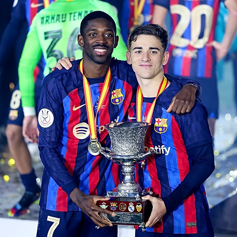 Ousmane Dembele sends Gavi-inspired message after PSG reach another Champions League final