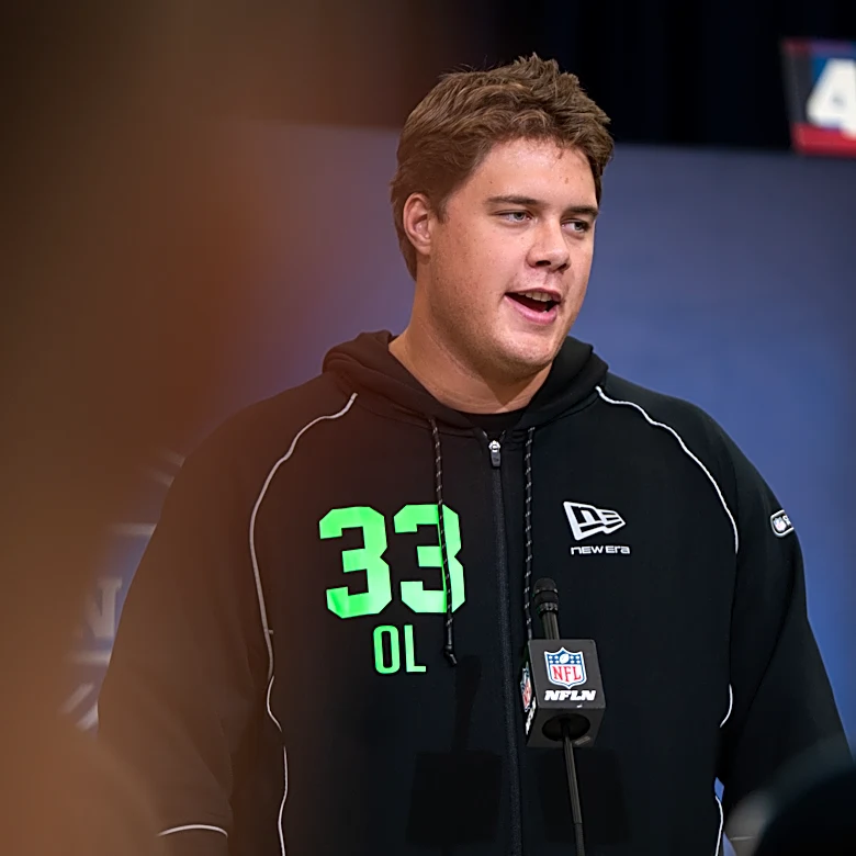 Patriots first-rounder Caleb Lomu explains viral NFL Draft dance video