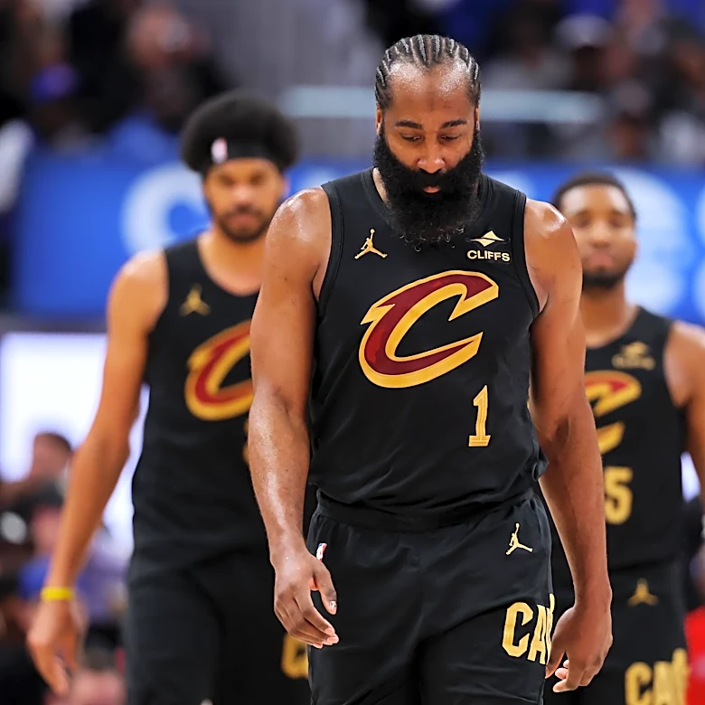 James Harden turns in a disaster, Cavs fall 0-2 to Pistons