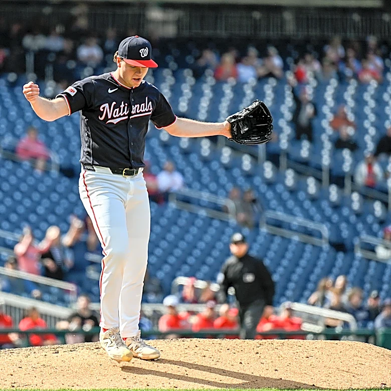 The Washington Nationals have found an unlikely closer in Gus Varland