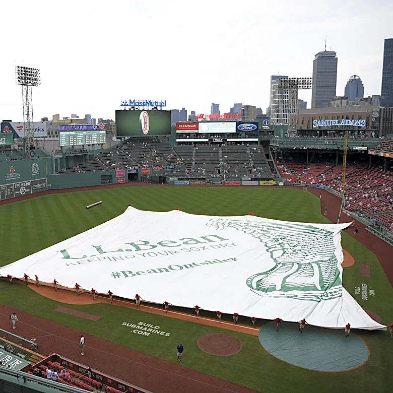 Rain threatens today’s game at Fenway between the Rays and Red Sox