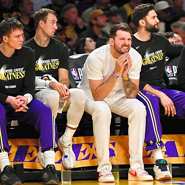 Luka Doncic says it’s been ‘very tough’ to miss playoff games for Lakers
