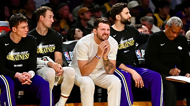 Luka Doncic says it’s been ‘very tough’ to miss playoff games for Lakers