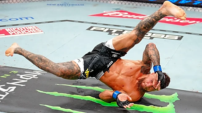 UFC 328 video: Yaroslav Amosov slams Joel Alvarez, snatches submission and then breakdances in victory