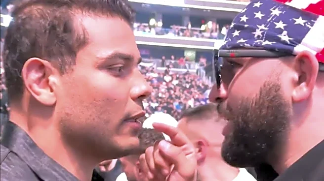 Video: Josh Hokit, Paulo Costa separated by security after confrontation at UFC 328