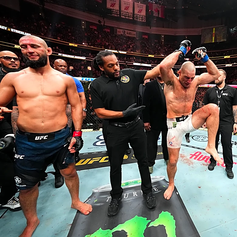 UFC 328 post-fight show: Reaction to Sean Strickland shocking Khamzat Chimaev to regain title