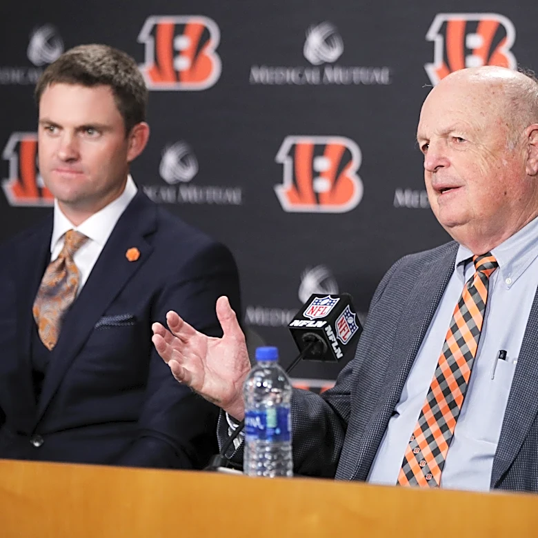 Bengals president Mike Brown is still a constant presence