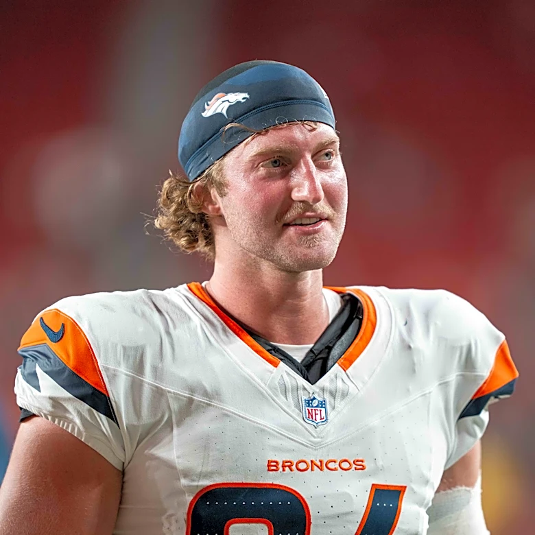 Sean Payton says that TE Caleb has really stood out at Broncos rookie minicamp