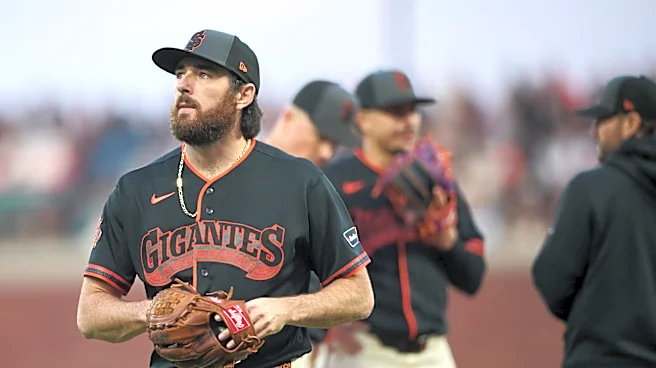 Giants option Ryan Walker and Gregory Santos, call up Sam Hentges and Dylan Smith