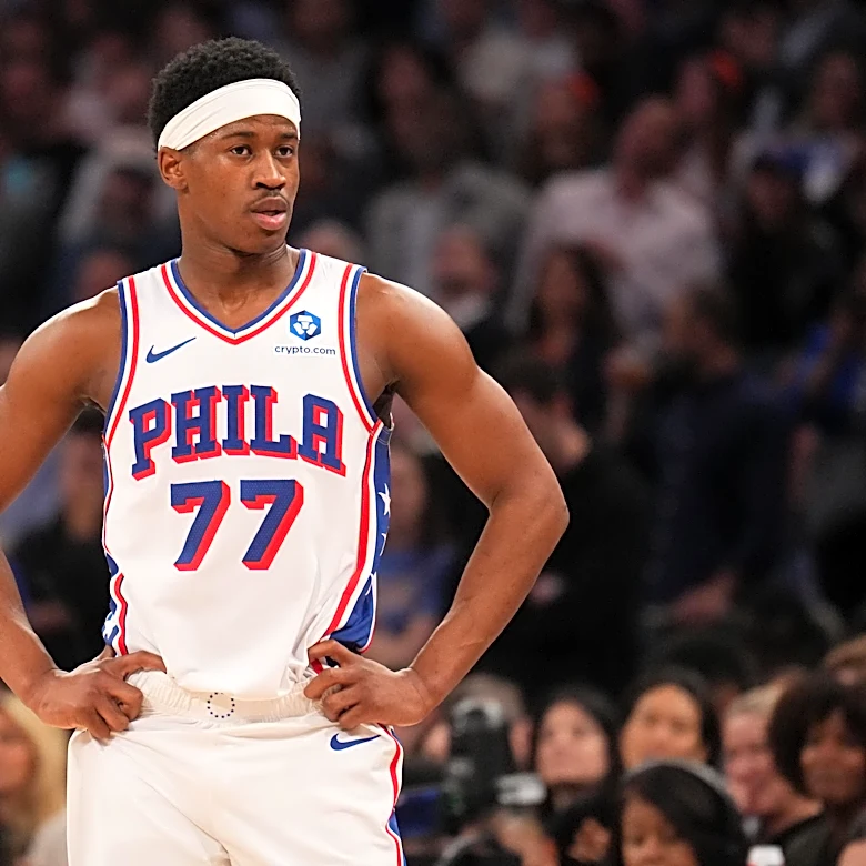Hours after VJ Edgecombe’s rookie season ended, Sixers share excitement over his future