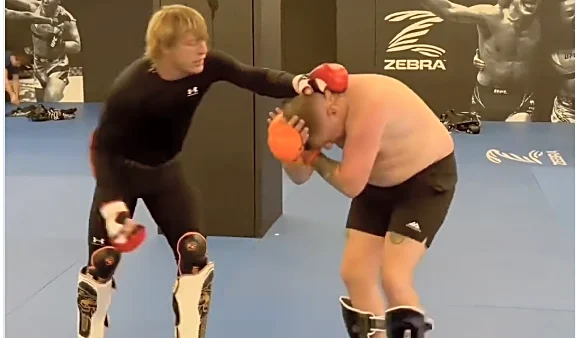 Paddy Pimblett makes influencer vomit after sparring session