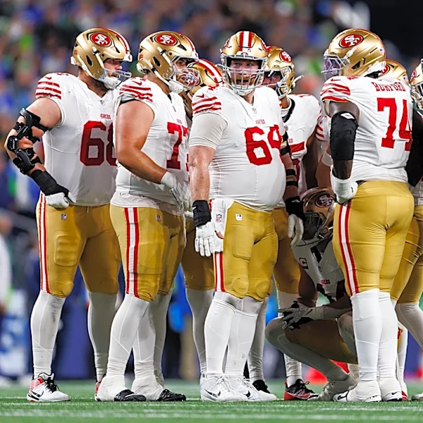 ESPN analyst believes the 49ers will have a top-10 offensive line in 2026