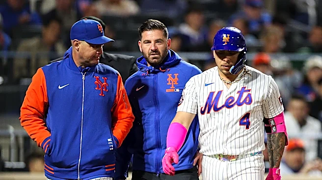 Francisco Alvarez leaves Mets’ game against Tigers early with knee injury