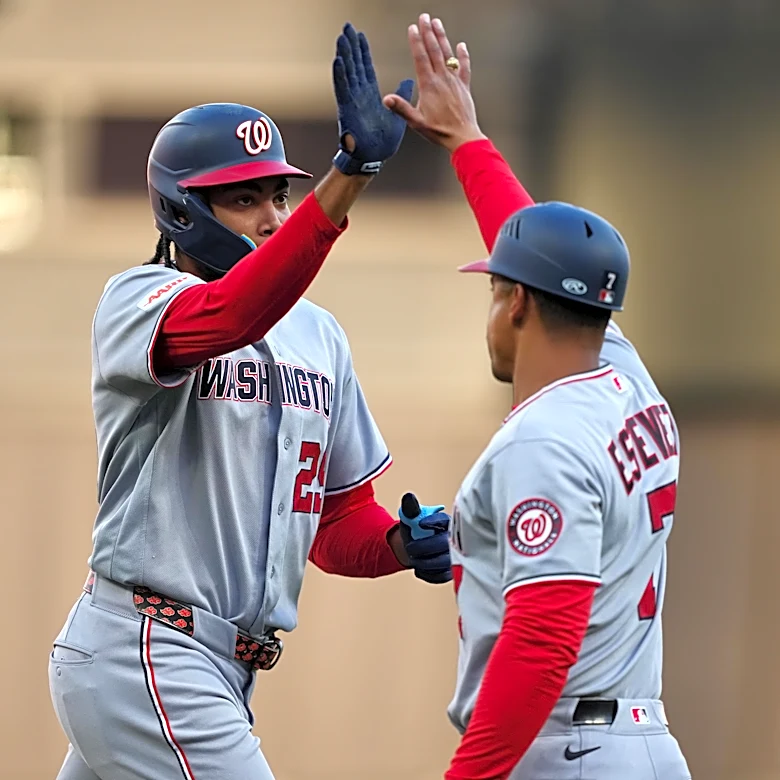 The Washington Nationals blast their way to victory with six home runs