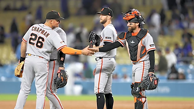 Haase Party Two: Giants catcher homers twice to beat Dodgers