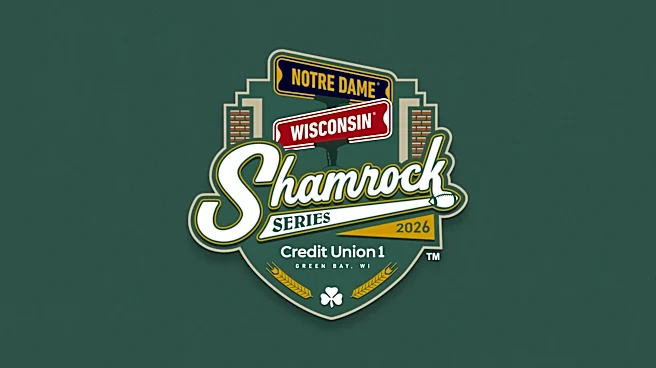The official logo for Notre Dame’s Shamrock Series game versus Wisconsin
